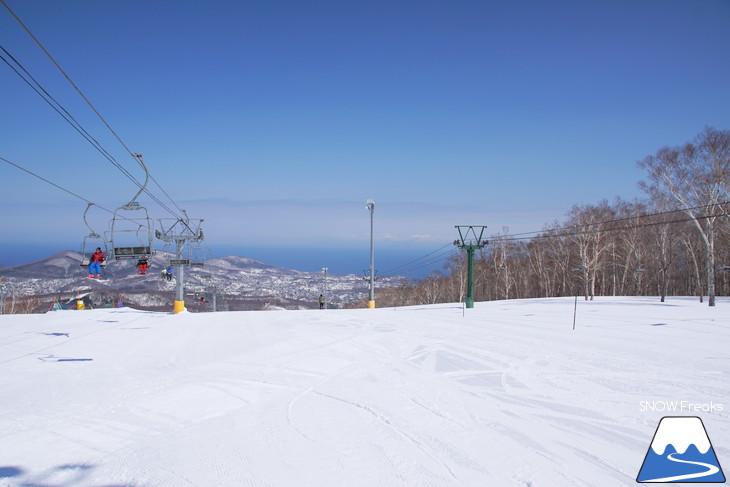 小樽天狗山ロープウェイスキー場 積雪たっぷり！絶景春スキー☆